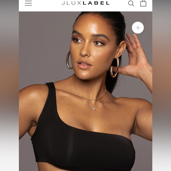 JLUX label pull me closer black bodysuit size S brand new - Picture 2 of 5